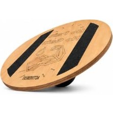 Frefly Store Ahşap Denge Tahtası, Denge Geliştirici Spor Aleti