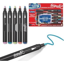 Frefly Store Yaratıcı Akrilik Boya Kalemleri - Toprak Tonları, 5'li Paket
