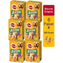 Frefly Store Biscrok 500 gr Köpek Ödül Bisküvi 6 Paket