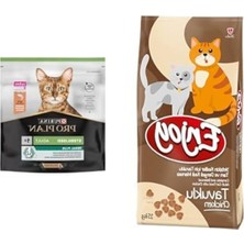 Frefly Store Yetişkin Tavuklu Kedi Maması, 15 Kg, Kahverengi
