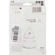 Frefly Store 10'lu Zımpara Kağıdı Seti, 102 x 62/93 mm Boyut, 180 Kum, 11 Delik ile