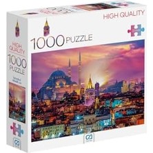 Frefly Store Istanbul Manzarası 1000 Parça 2,2mm Kalınlık 48X68CM Profesyonel Hobi Puzzle Yapboz Serisi