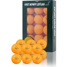 Frefly Store Turuncu Masa Tenisi Topu, Kutulu 12 Adet 3 Yıldız