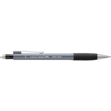 Frefly Store Ergonomik Tutuşlu Versatil Kalem, 0.5 mm Uç, Gri Renk ve Uzun Silgi