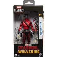 Frefly Store Legends Serisi Cowboypool,  Studios'un Deadpool & Wolverine Film Koleksiyonluk 15,5 cm Aksiyon Figürü Hediyesi |  Legends Deadpool & Wolverine 6 Inç Aksiyon Figürü Dalga 3 - Cowboypool