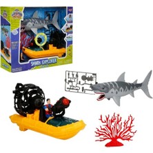 Frefly Store Oyun Set Shark Exploer Işıklı 12 Parça