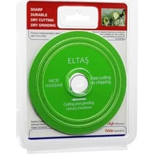 Frefly Store Cam Kesme Yeşil Hassas Kesici Disk - Taşlama 115X22X23X15MM (5122)