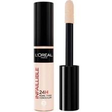Frefly Store L'oreal Paris Infaillible Tüm Yüze Uygulanabilir Kapatıcı - 323 Fawn | Hafif Hissi, Tam Kaplama, Konturları Düzeltir, Vurgular, Uzun Ömürlü Mat Kaplama, Yüz Kapatıcı
