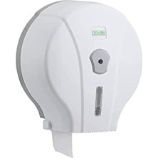 Frefly Store Mini Jumbo Wc Tuvalet Kağıdı Dispenseri Aparatı Beyaz Mj1