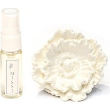Frefly Store Missi Ekru Şakayık Taşlı Anti-Tobacco Araba/araç Kokusu (20 ml Esans ile Birlikte)