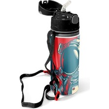 Frefly Store 600 ml Kapasiteli Pipetli Alüminyum Matara