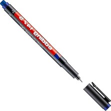 Frefly Store Silgili Asetat Kalemi, 0.3 mm Yuvarlak Uç, Mavi Renk
