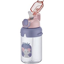 Frefly Store Kalın Pipetli Kilitli Kapaklı Su Matarası, 650ML