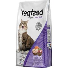 Frefly Store Kuzulu ve Balıklı Yetişkin Kedi Maması, 15 kg Ağırlığında