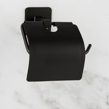 Frefly Store Kapaklı Yapışkanlı Tuvalet Kağıdı Askısı, Şık ve Kullanışlı Banyo Aksesuarı