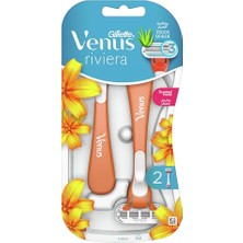 Frefly Store Gillette Venus Riviera Kullan At Kadın Tıraş Bıçağı 2'li