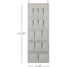 Frefly Store 16 Gözlü Kapı Arkası Düzenleyici, 45X125 cm Boyutunda