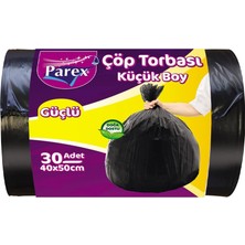 1001 Güçlü Siyah Çöp Torbası Küçük Boy 30'lu 40 x 50 cm