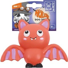 Frefly Store Halloween Orange Bat Köpek Oyuncağı