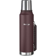 Frefly Store 1 Camper Klasik Kulplu Sızdırmaz Çelik Termos 1.2 Lt K Plum ST-258