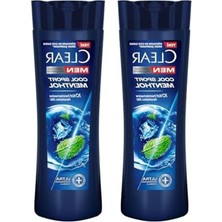 Frefly Store 350 ml Mentollü Şampuan, 2'li Paket Kepeğe Karşı Etkili