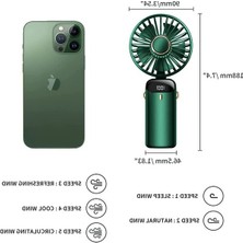 Frefly Store Taşınabilir USB Vantilatör, 4200MAH Şarjlı ve Çok Amaçlı