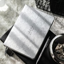 Frefly Store 2026 A5 Sert Kapak Haftalık Ajanda – 12 Aylık Metalik Gümüş