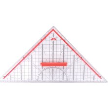 Frefly Store Geometrik Üçgen Cetvel, 500 mm Ölçüyle Hassas Ölçümler Için