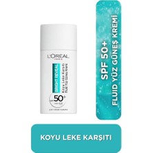 Frefly Store L'oreal Parıs Bright Reveal SPF50, Koyu Leke Karşıtı Fluid Günlük Yüz Güneş Kremi 50ML