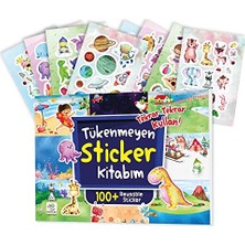 Frefly Store Tükenmeyen Sticker Kitabım (100+ Tekrar Tekrar Kullanılabilen Sticker)