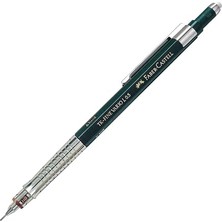 Frefly Store Faber-Castell Vario Lüx Versatil Kalem, 0.5 mm Uç, Sertlik Ayarlı Metal Uç, Silgili, Ergonomik Tutuş, Yeşil