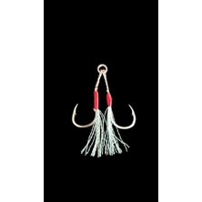 Frefly Store S.f. Jig Çiftli Assist Iğne - 2 Adet Çiftli - Jig Yardımcı Kanca -(45G - 65G Arası Jigler Için)