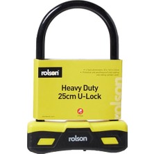Frefly Store 66743 250 x 165 mm U Type Ycle Lock , Black