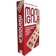 Frefly Store Mangala Katlanabilir Tablalı 6+ Yaş Üzeri Için 2 Kişilik Eğitici Zeka ve Strateji Oyunu, SM-CA-OYUN-MANGALA-5186