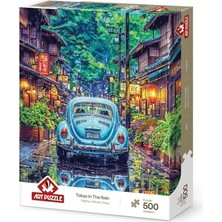 Frefly Store Art Puzzle Yağmur Altında Tokyo 500 Parça Puzzle