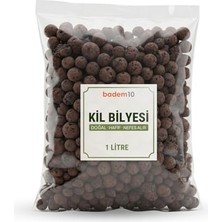 Frefly Store Doğal Kil Bilyesi (1 Litre) Saksı Altı Drenaj Katmanı ve Dekoratif Toprak Örtüsü Leca Misket Kil