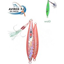 Frefly Store 120GR Glow Jig, Akya ve Mercan Balık Avları Için Uygun