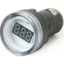 Frefly Store Dijital Voltmetre, 22MM Ac 60-500V LED Beyaz Işık ile Kullanım