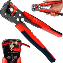 Frefly Store Aee® 5’i 1 Arada Otomatik Kablo Soyucu, Kesici, Kıvırıcı ve Pabuç Sıkma Pensesi | Automatic Wire Stripper & Crimper – 0.2-6 Mm² Ayarlanabilir Soyma Uzunluğu, Ergonomik Tutma Kolu Asorti