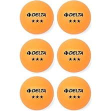 Frefly Store Delta 3 Yıldız 6 Adet Masa Tenisi (Pin) Topu