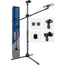 Frefly Store Lastvoice MS06S Mikrofon Standı - Mikrofon Sehpası (Sünger ve Tutacak Dahil)