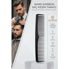 Frefly Store Nano Karbon Kesim Tarağı Antistatik Isıya Dayanıklı Profesyonel Berber Kuaför Tarağı 720589