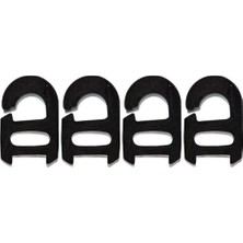 Frefly Store Vestel, Arçelik, Altus, Beko, Simfer Uyumlu Set Üstü Ocak Ankastre Izgara Silikon Tampon Lastiği 4 Adet, 11,5 mm x 8 mm          [enerji Sınıfı A]