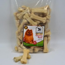 Frefly Store Nanbell 7cm Köpek (Çiğneme) Kemiği Sütlü (60’lı)