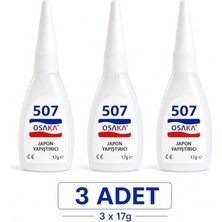 Frefly Store Osaka 507 Japon Yapıştırıcı, Siyanoakrilat, Şeffaf, Sıvı, Hızlı Kuruyan, Plastik, Metal, Ahşap, Seramik ve Deri Için Çok Amaçlı (3)