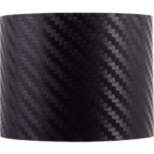 Frefly Store Siyah Karbon Kaplama Folyosu, 9 cm x 5 Metre