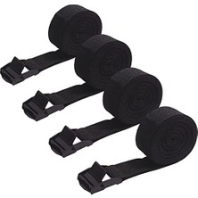 Frefly Store 4 Adet Gergi Kayışı, Bağlama Kayışı, Sabitleme Kemeri, Germe Kayışı, 200 Kg'a Kadar Taşıyabilir, 4'lü Paket, Ayarlanabilir Kemer Bandı, Bisiklet, El Arabası, Motosiklet, Bavul, Römork
