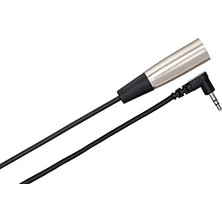 Frefly Store Tech XVM-105F Mikrofon Etiketi, XLR3F Dik Açılı 3,5 mm Trs, 5 Ft