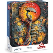 Frefly Store Art Puzzle Sakura Yağmuru 1000 Parça Puzzle