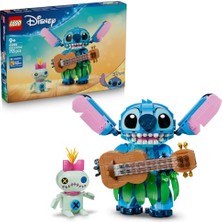 Frefly Store LEGO Disney Stiç ve Scrump 43296 | 9 Yaş ve Üzeri Çocuklar Için Ukulele Içeren Oyuncak Yapım Seti, Hediye Fikri (713 Parça)